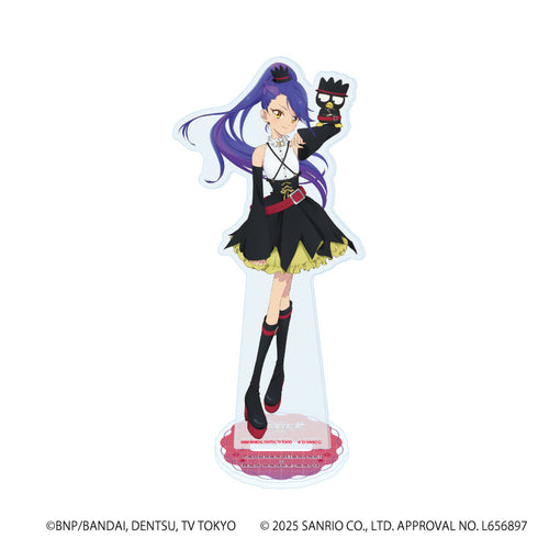 『アイカツスターズ!×サンリオキャラクターズ』アクリルスタンド07/如月ツバサ×バッドばつ丸(コラボイラスト(等身))